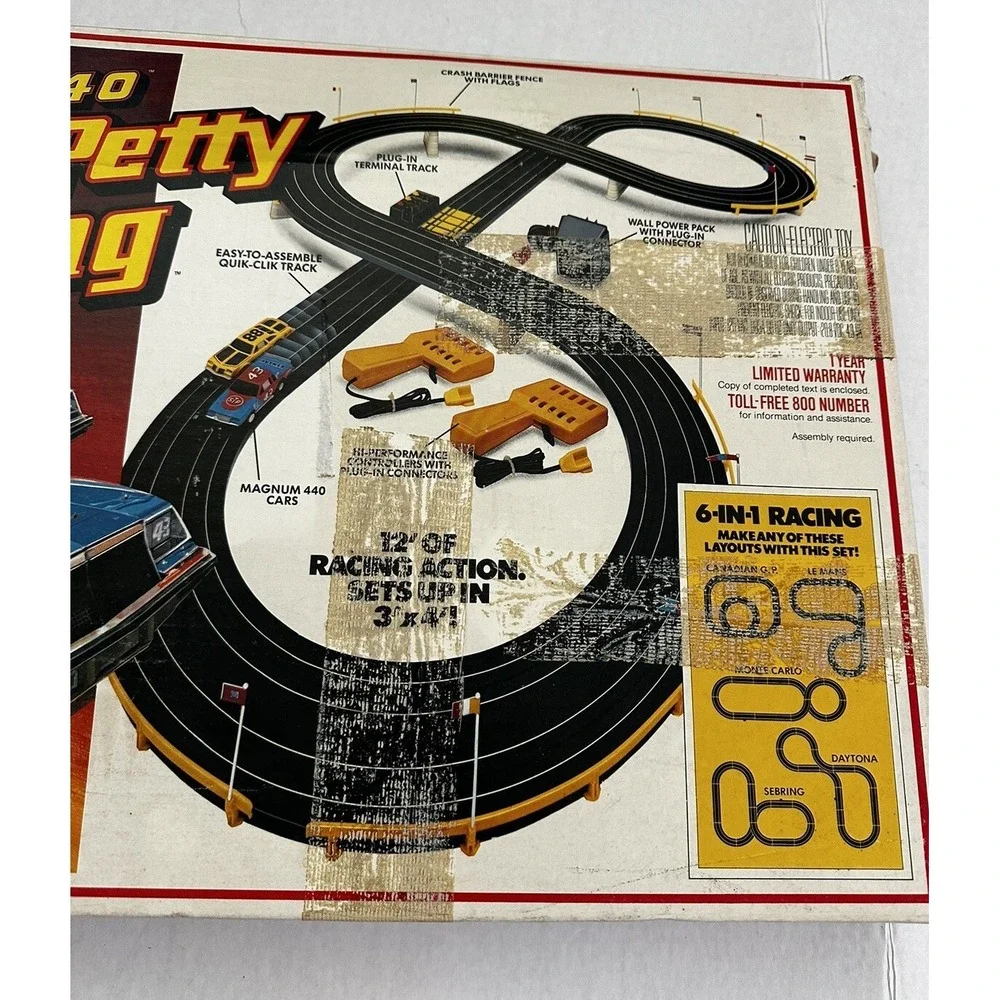 Vintage Tyco‎ 6205 Magnum 440 Richard Petty Racing Track, No Cars + Accessories
